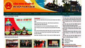 What Namsach.haiduong.gov.vn website looked like in 2023 (This year)