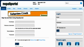 What Nepaliportal.com website looked like in 2011 (12 years ago)