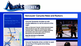 What Nuckshockey.com website looked like in 2023 (This year)
