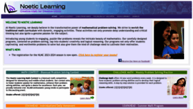 What Noetic-learning.com website looked like in 2023 (This year)