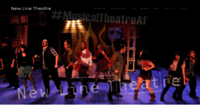 What Newlinetheatre.com website looked like in 2023 (1 year ago)