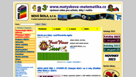 What Nns.cz website looked like in 2023 (This year)