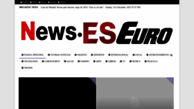 What News.eseuro.com website looks like in 2024 