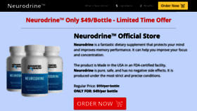 What Neurodrinebuynow.us website looked like in 2024 (1 year ago)