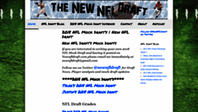 What Newnfldraft.com website looks like in 2024 