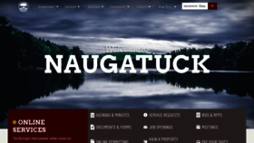 What Naugatuck-ct.gov website looks like in 2024 