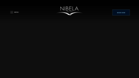 What Nibelalakelodge.co.za website looks like in 2024 