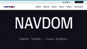 What Navdom.com website looks like in 2024 