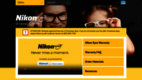 What Nikoneyestraining.com website looks like in 2024 
