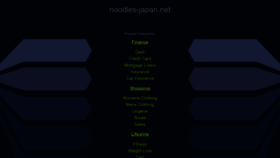 What Noodles-japan.net website looks like in 2024 