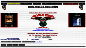 What Norulesriders.com website looks like in 2024 