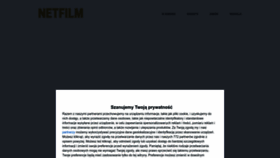What Netfilm.pl website looks like in 2024 