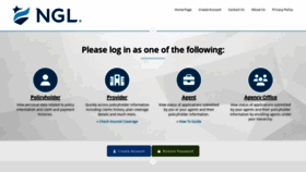 What Ngl.admin-portal.org website looks like in 2024 