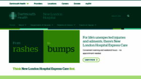 What Newlondonhospital.org website looks like in 2024 