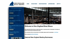 What Newenglandboatshows.com website looks like in 2024 