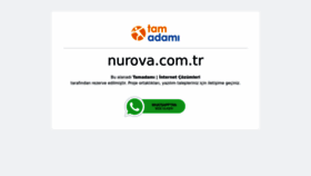 What Nurova.com.tr website looks like in 2024 