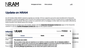 What N-ram.co.uk website looks like in 2024 