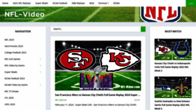 What Nfl-video.com website looks like in 2024 