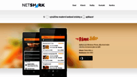 What Netshark.cz website looks like in 2024 