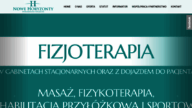 What Nowehoryzonty.info website looks like in 2024 
