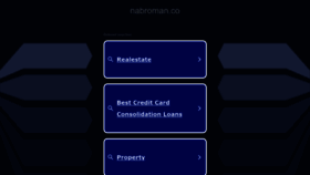 What Nabroman.co website looks like in 2024 