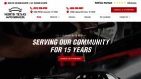 What Northtexasautoservices.com website looks like in 2024 