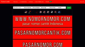 What Nomornomorcantik.com website looks like in 2024 