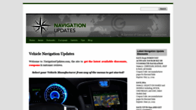 What Navigationupdates.com website looks like in 2024 