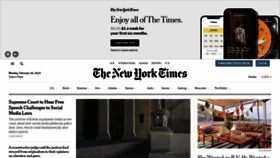 What Nytimes.com website looks like in 2024 