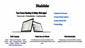 What Nabble.com website looks like in 2024 
