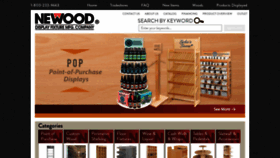 What Newood.com website looks like in 2024 