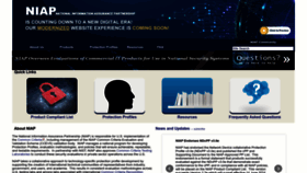 What Niap-ccevs.org website looks like in 2024 