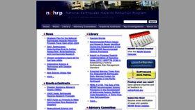 What Nehrp.gov website looks like in 2024 
