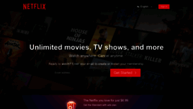 What Netflix.ca website looks like in 2024 