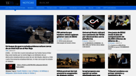 What Noticias.com website looks like in 2024 