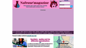 What Nafeusemagazine.com website looks like in 2024 