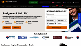 What Newassignmenthelp.co.uk website looks like in 2024 