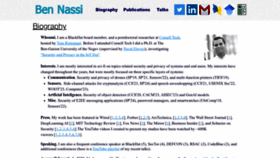 What Nassiben.com website looks like in 2024 