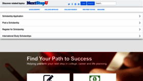 What Nextstepu.com website looked like in 2024 (1 year ago)