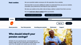 What Nestpensions.org.uk website looked like in 2024 (2 years ago)