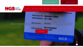 What Ngsmassage.nl website looks like in 2024 