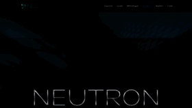 What Neutroncoin.com website looks like in 2024 