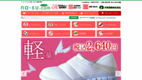 What Na-su.com website looks like in 2024 