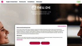 What Neu.de website looks like in 2024 