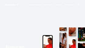 What Nettiaika.fi website looked like in 2024 (1 year ago)