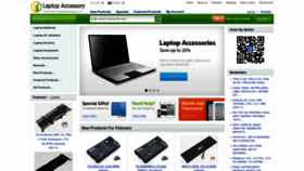 What Newlaptopaccessory.com website looks like in 2024 