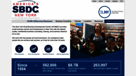 What Nysbdc.org website looks like in 2024 