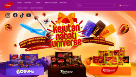 What Nabatisnack.co.id website looks like in 2024 
