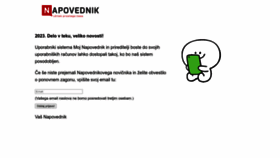 What Napovednik.com website looked like in 2024 (1 year ago)