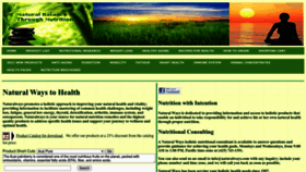 What Naturalways.com website looks like in 2024 